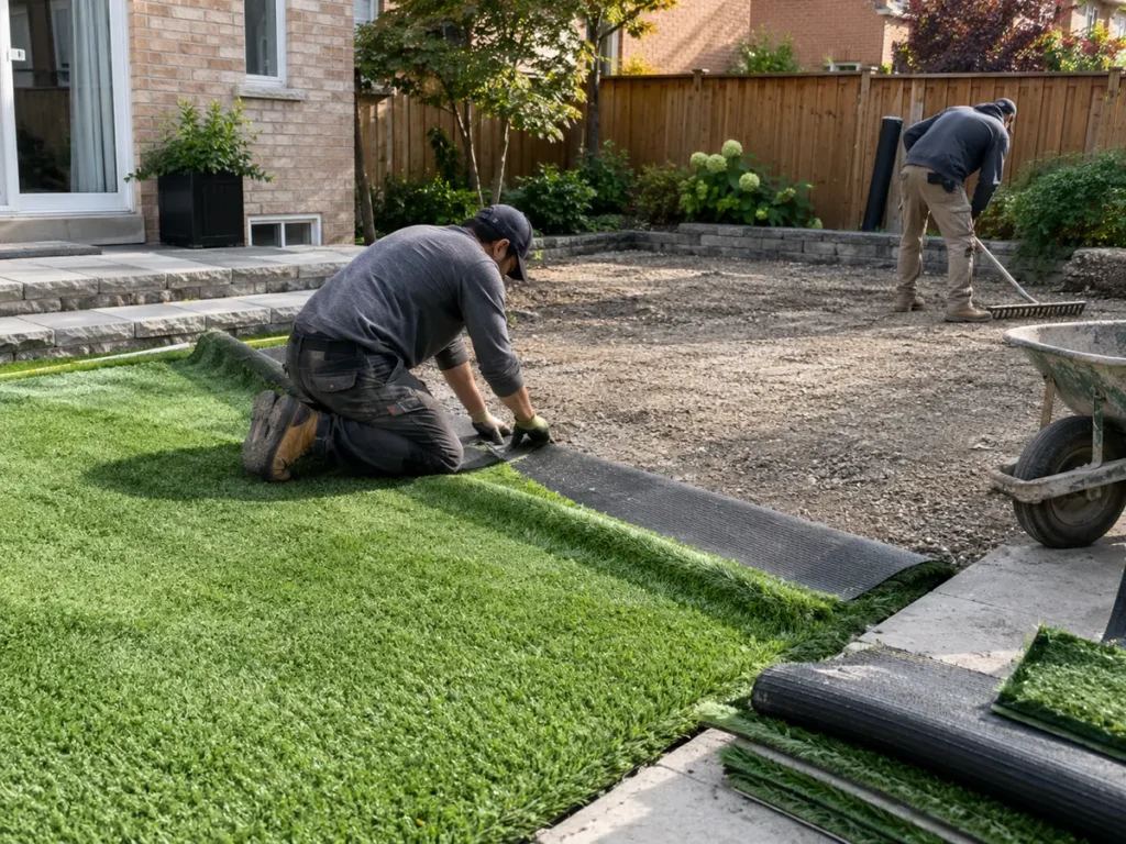 Property condition related to artificial turf installation