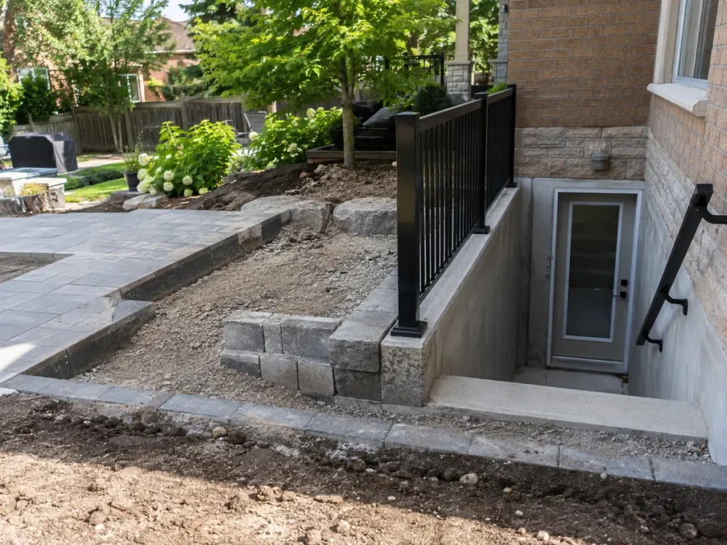 Property condition related to landscaping around basement entrances