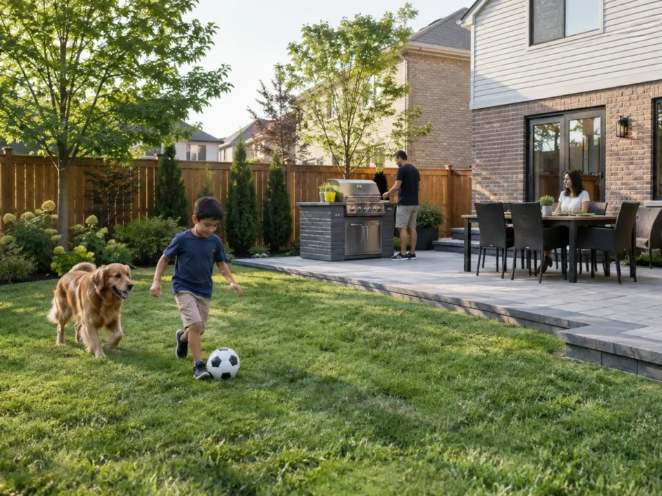 A useful backyard layout begins with real activities and movement before patio shape, paver colour or planting style.
