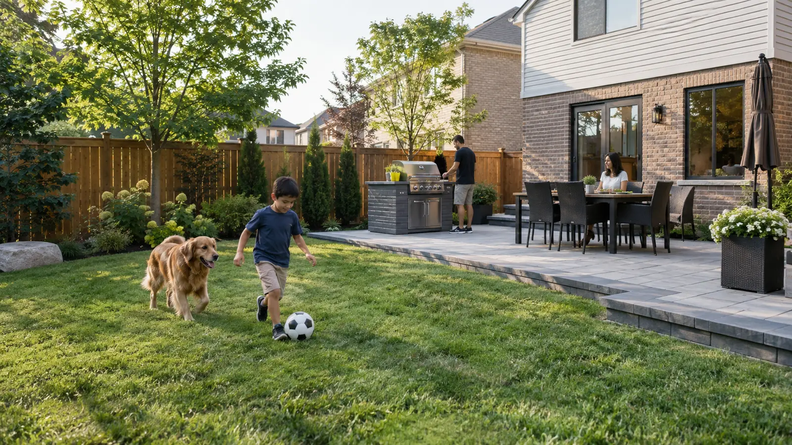 A useful backyard layout begins with real activities and movement before patio shape, paver colour or planting style.