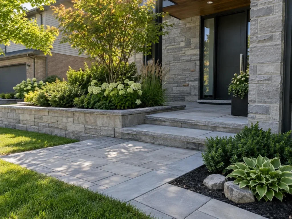 Construction or material detail for commercial landscaping
