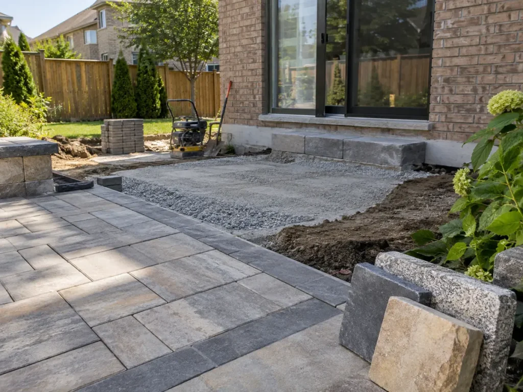 Property condition related to concrete & natural stone landscaping