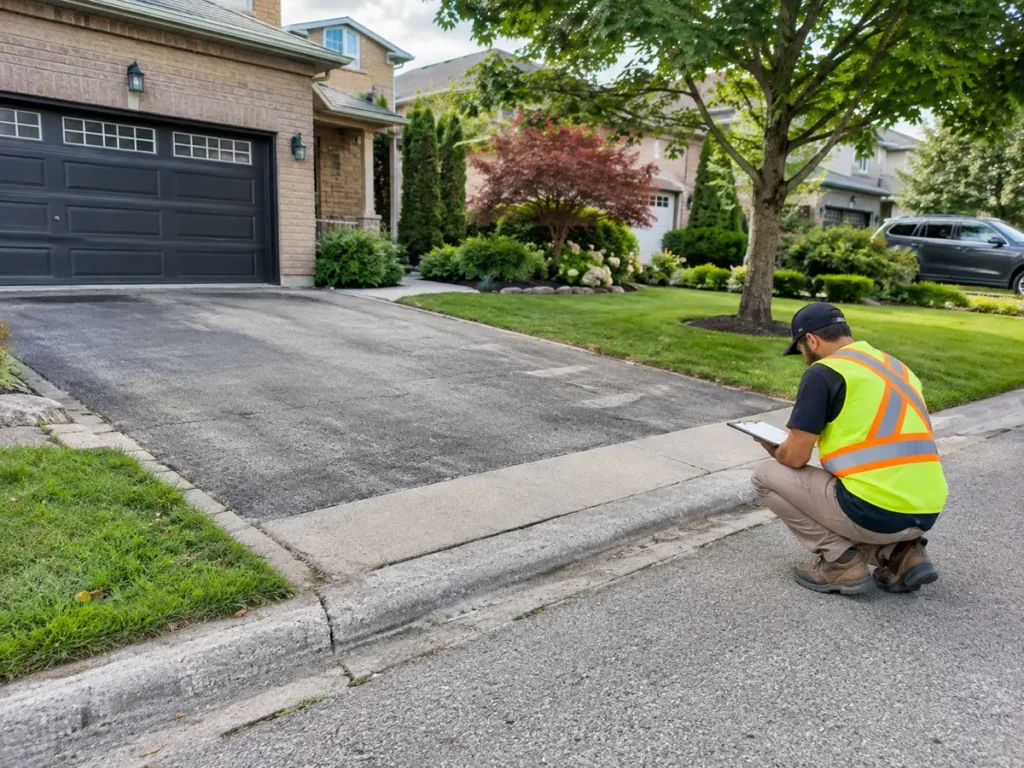 Property condition related to driveway extensions