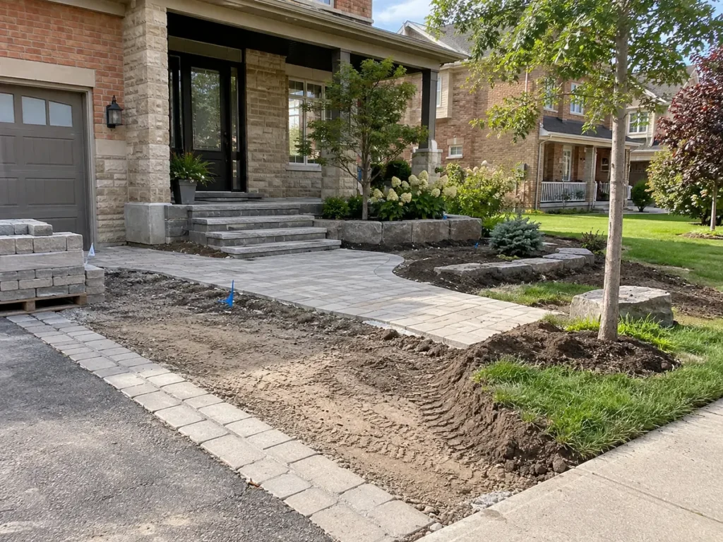 Property condition related to front yard landscaping
