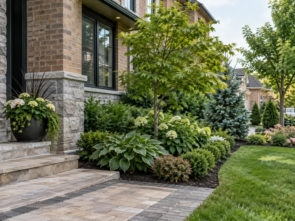 Construction or material detail for garden design