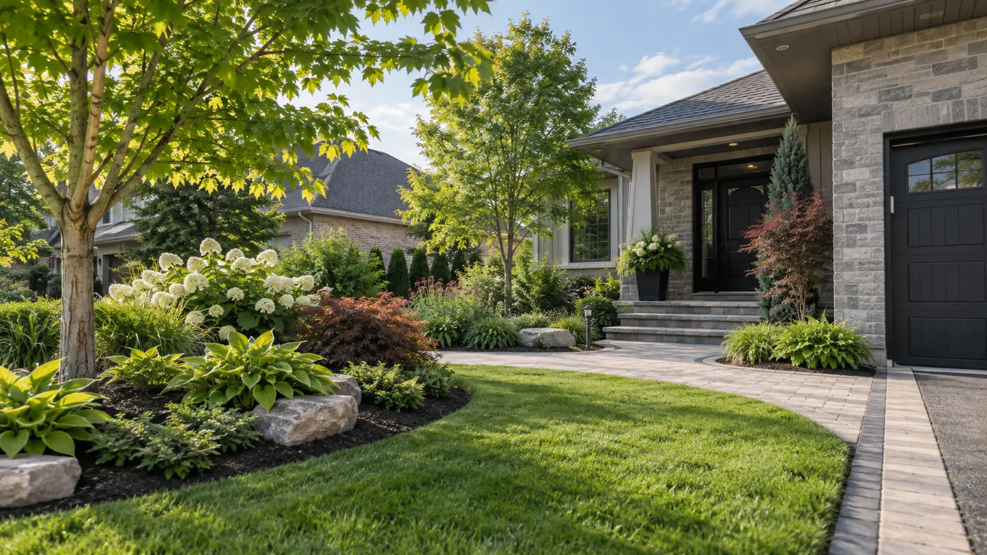 Garden Design in a Mississauga property setting