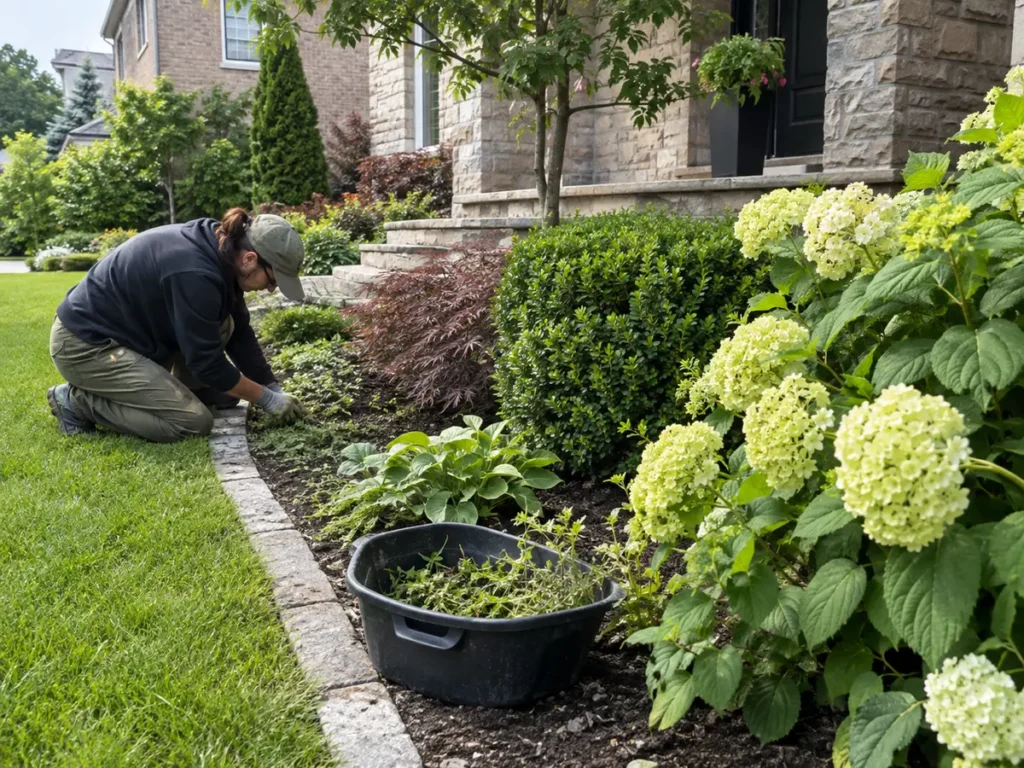 Property condition related to hedge & garden maintenance