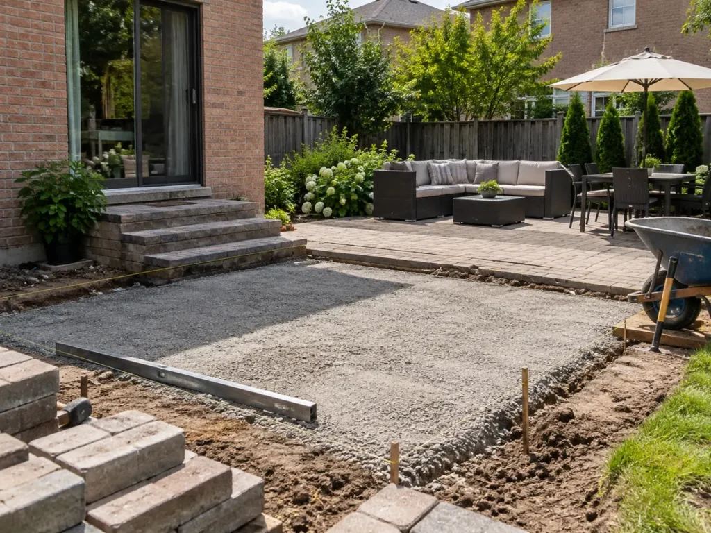 Property condition related to interlock patios