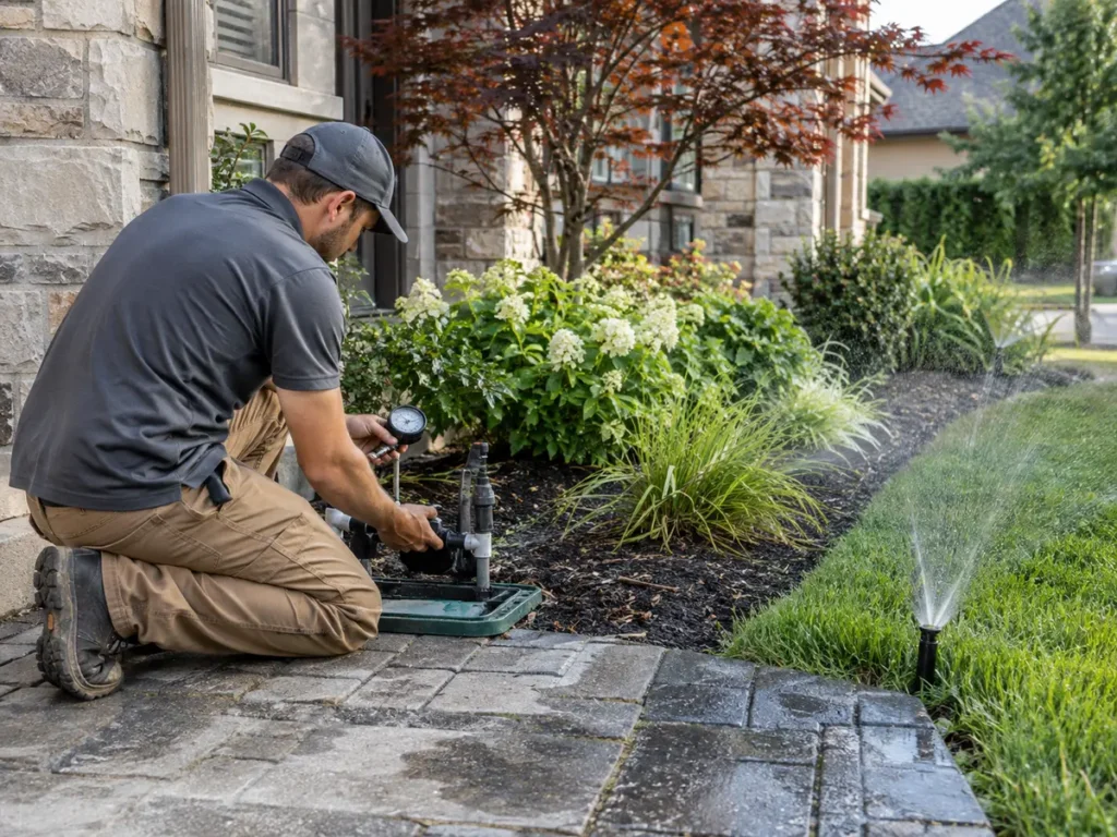 Construction or material detail for irrigation & sprinkler systems