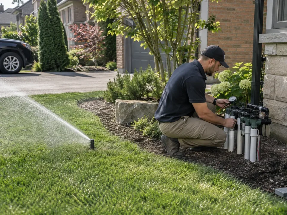 Detail representing irrigation & sprinkler systems