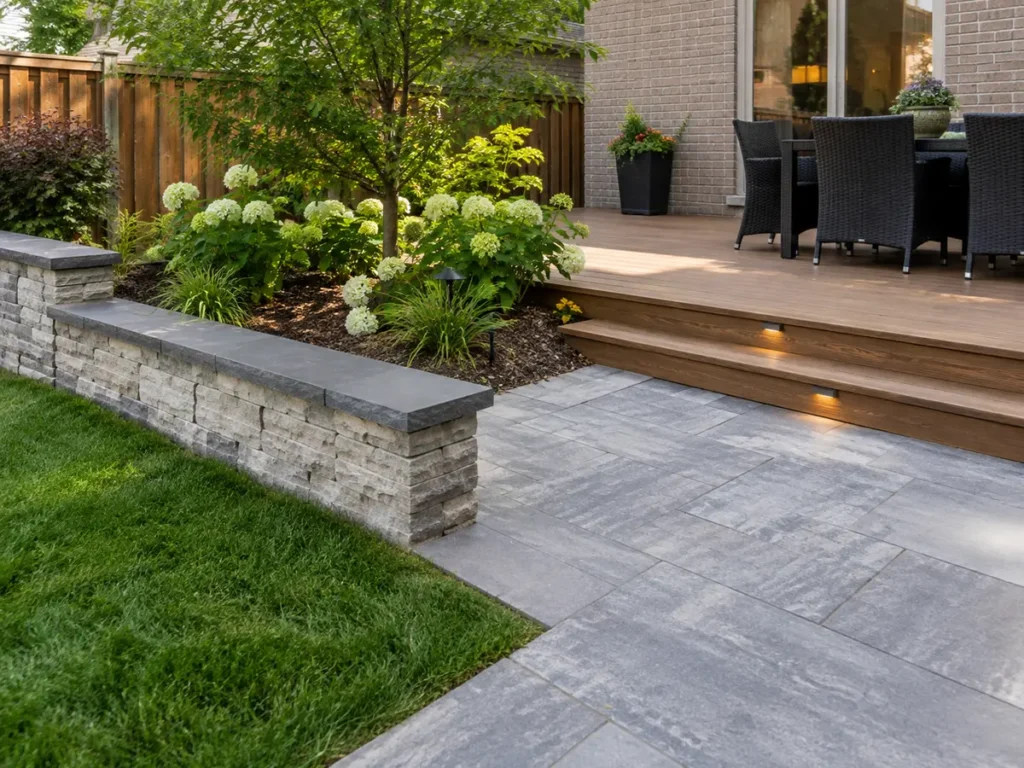 Construction or material detail for landscape design & construction