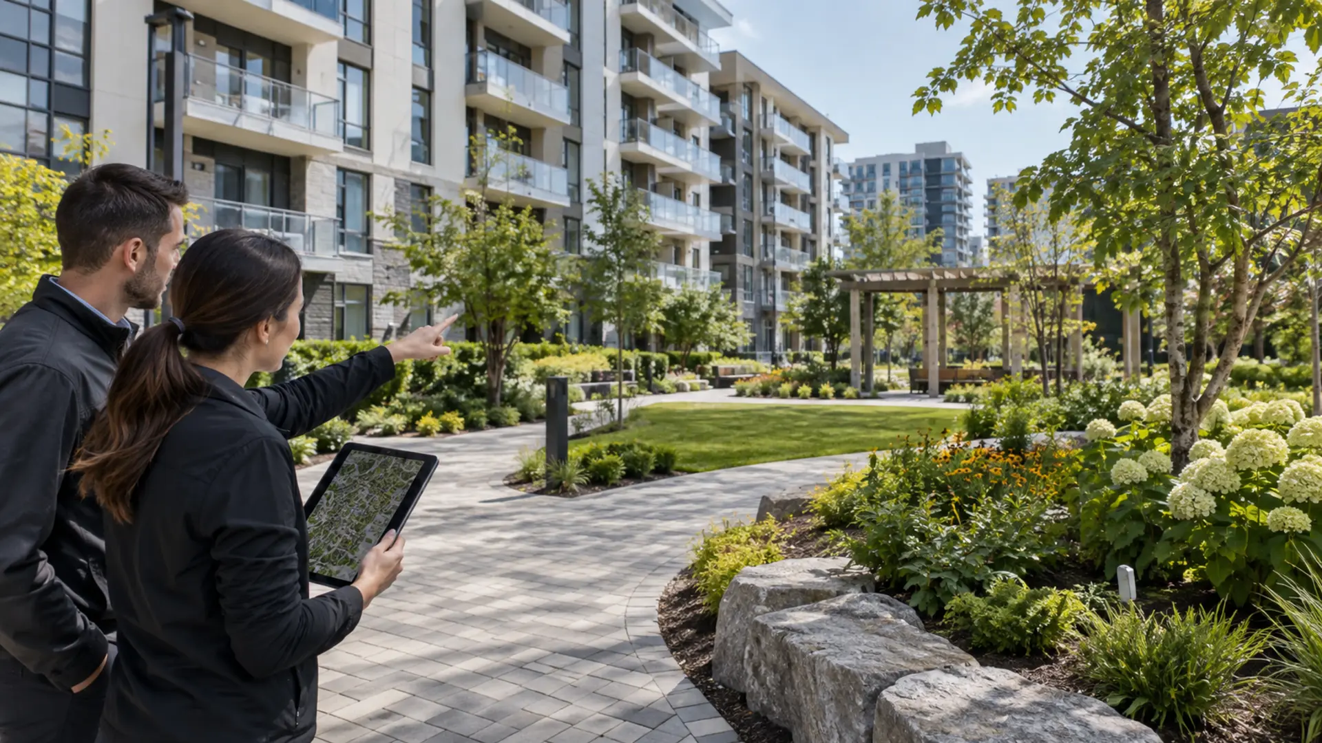 Landscaping for Property Managers in a Mississauga property setting