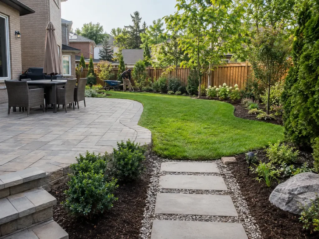 Property condition related to complete residential landscaping