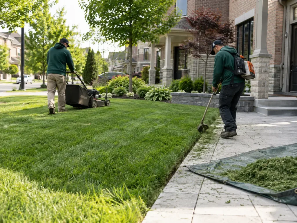 Property condition related to lawn maintenance