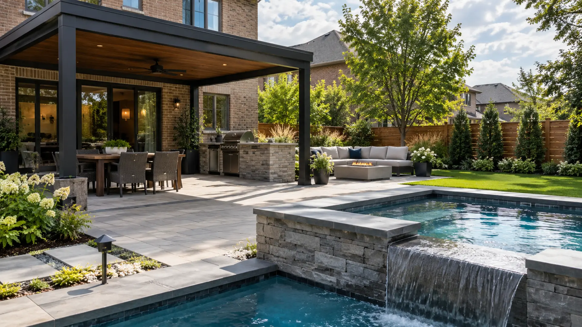 Outdoor Spaces & Structures in a Mississauga property setting