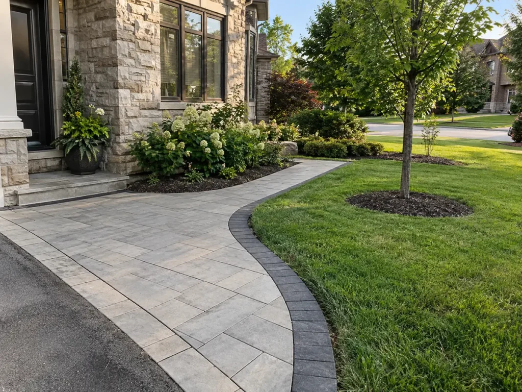Construction or material detail for residential landscaping